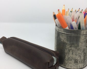 Leather pocket