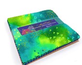 Laurel Burch Basics Along the Reef Charm Pack with Metallic Accents 42 5 quot squares SQ0215