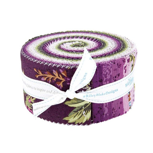Anne of Green Gables Rolie Polie (Jelly Roll) from Riley Blake (40 2.5" strips) RP-10600-40 licensed precut strips