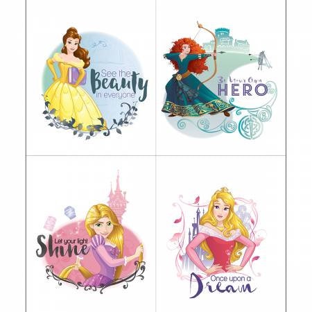 Disney Princess Power collection 85101603P color 1 Princesses Panel 36 x 44