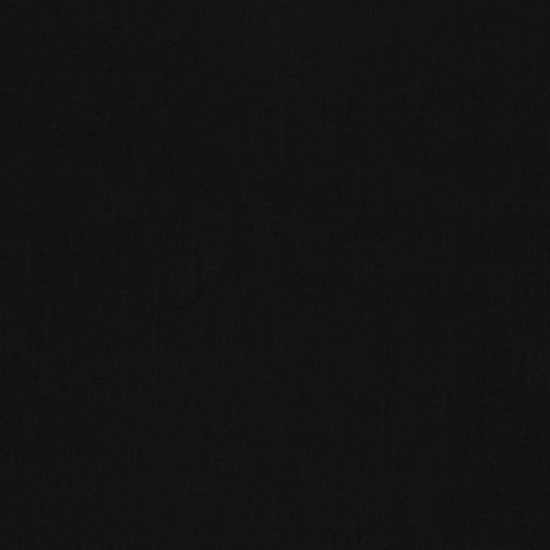 Black Kona Fabric From Robert Kaufman Quilting Cotton Basic Etsy