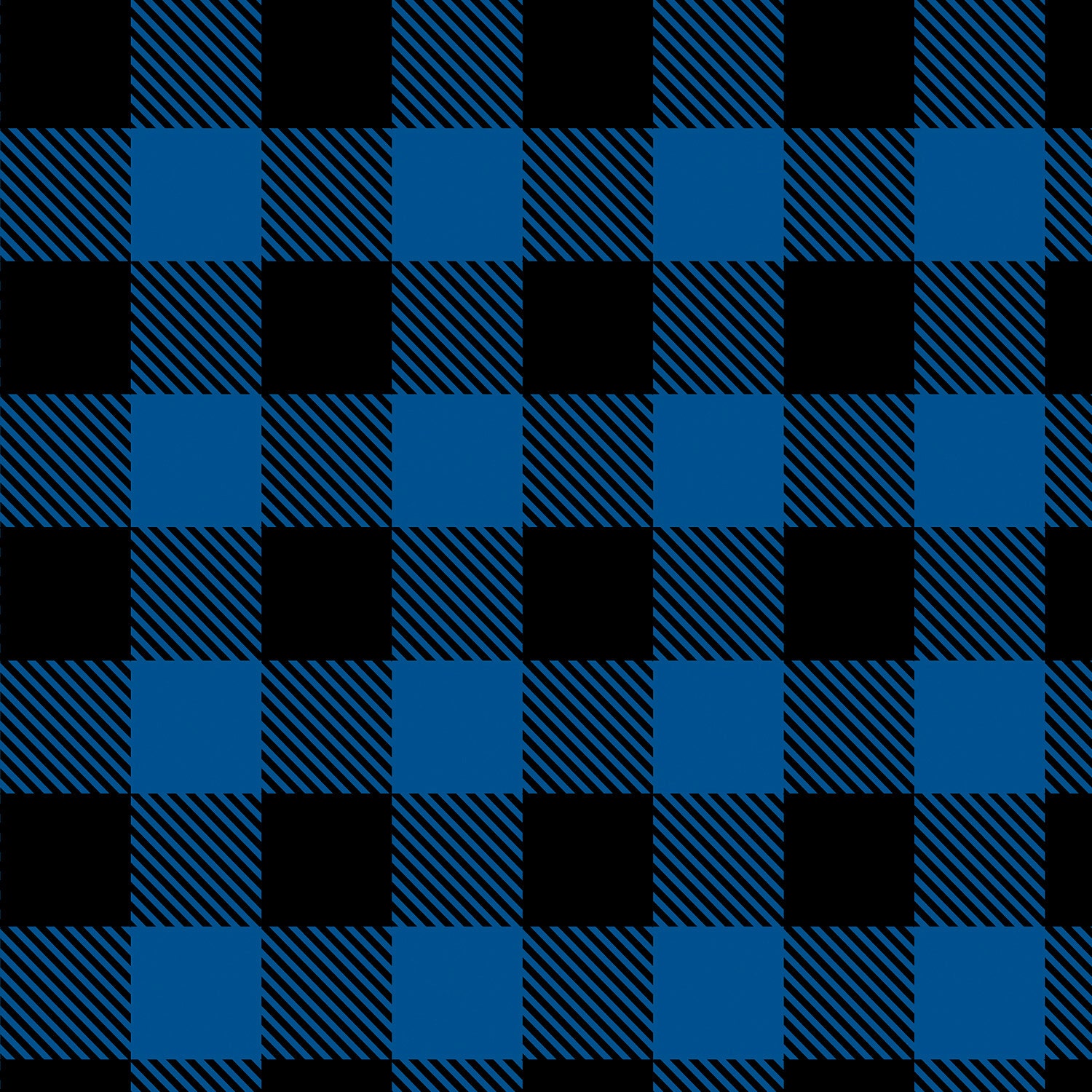 Blue Buffalo Plaid Flannel From Camelot 