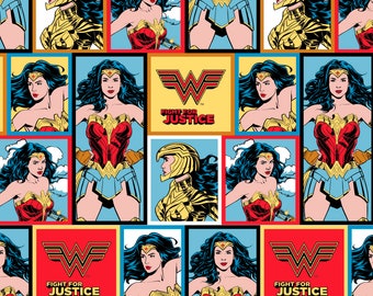 Wonder Woman Fabric Etsy