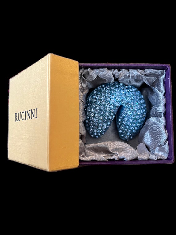 Rucinni Swarovski Crystal Jeweled Enamel Fortune C