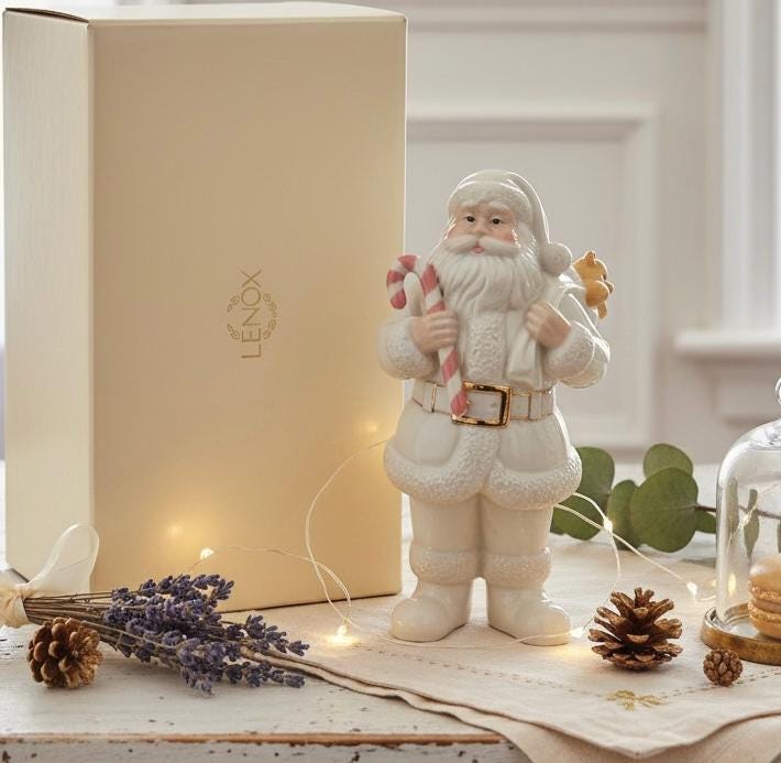 Lenox Santa Figurine - Etsy