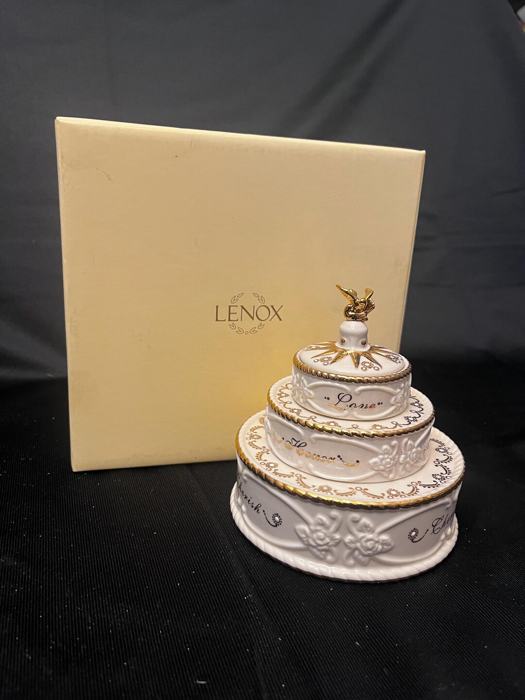 Senox Collection Box Lenox Stackable Box Votive - Boxed China Jewels Figurines by LENOX ...