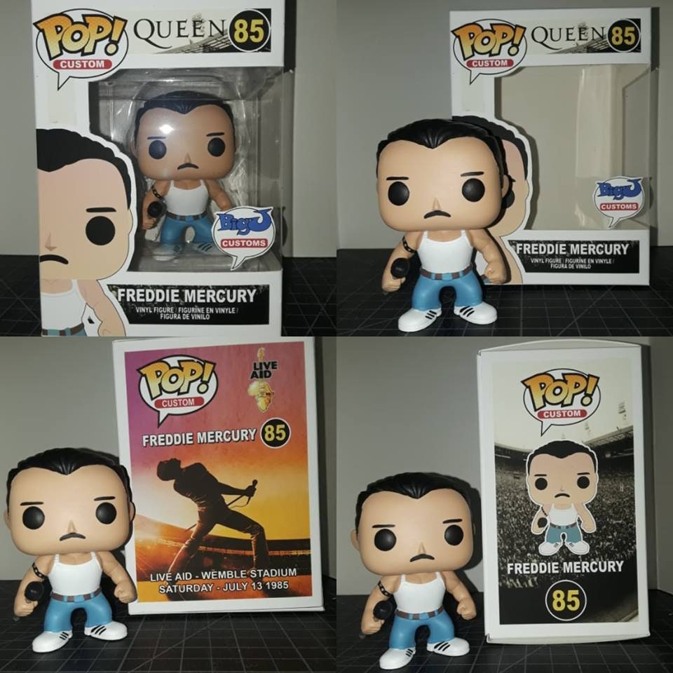 Custom Freddie Mercury Live Aid Funko Pop | Etsy