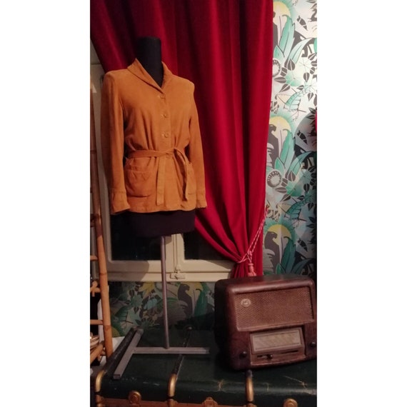 Suede jacket 1940s
