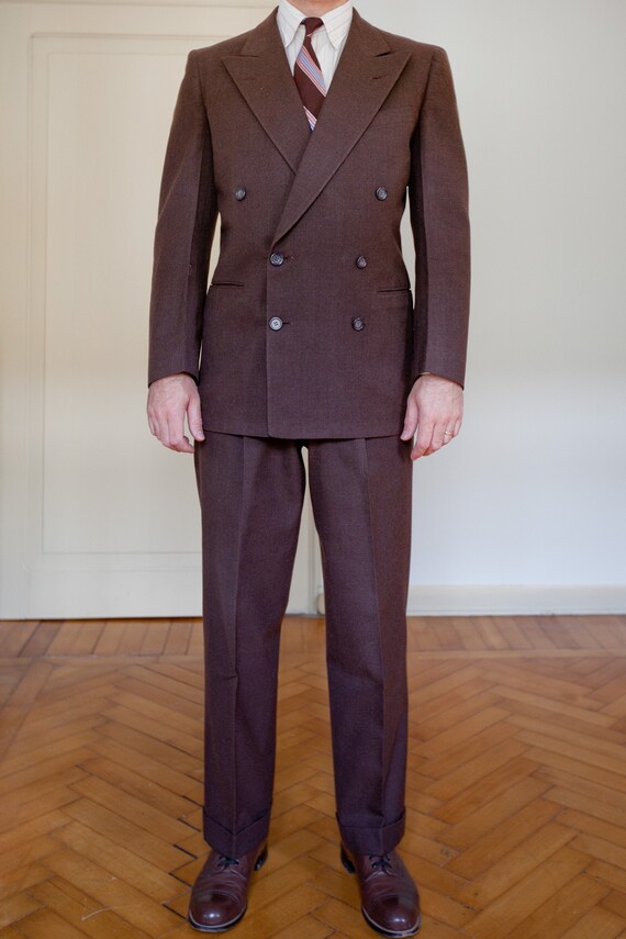 Vintage 1940’s Wool men suit.