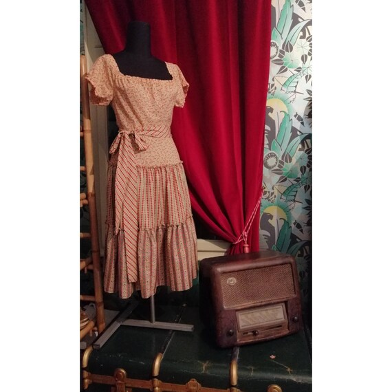 Vestito anni 40s gispy poppies
