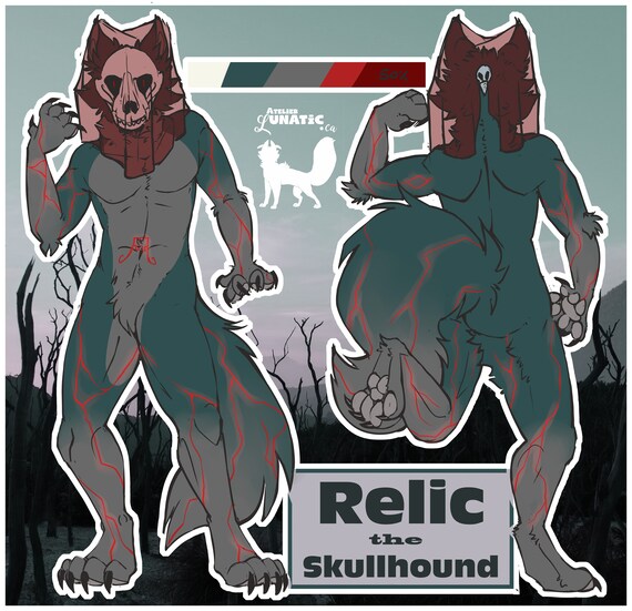 Character Reference Sheet Commission Drawing Illustration Etsy