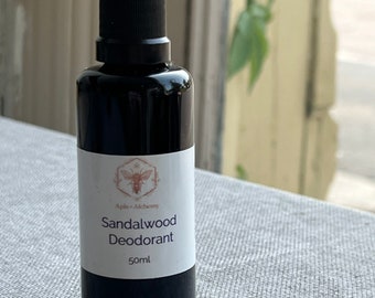 Apis + Alchemy Sandalwood Deodorant 2oz Spray