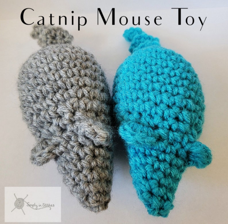 Catnip Mouse Toy Crochet PDF Pattern - Etsy
