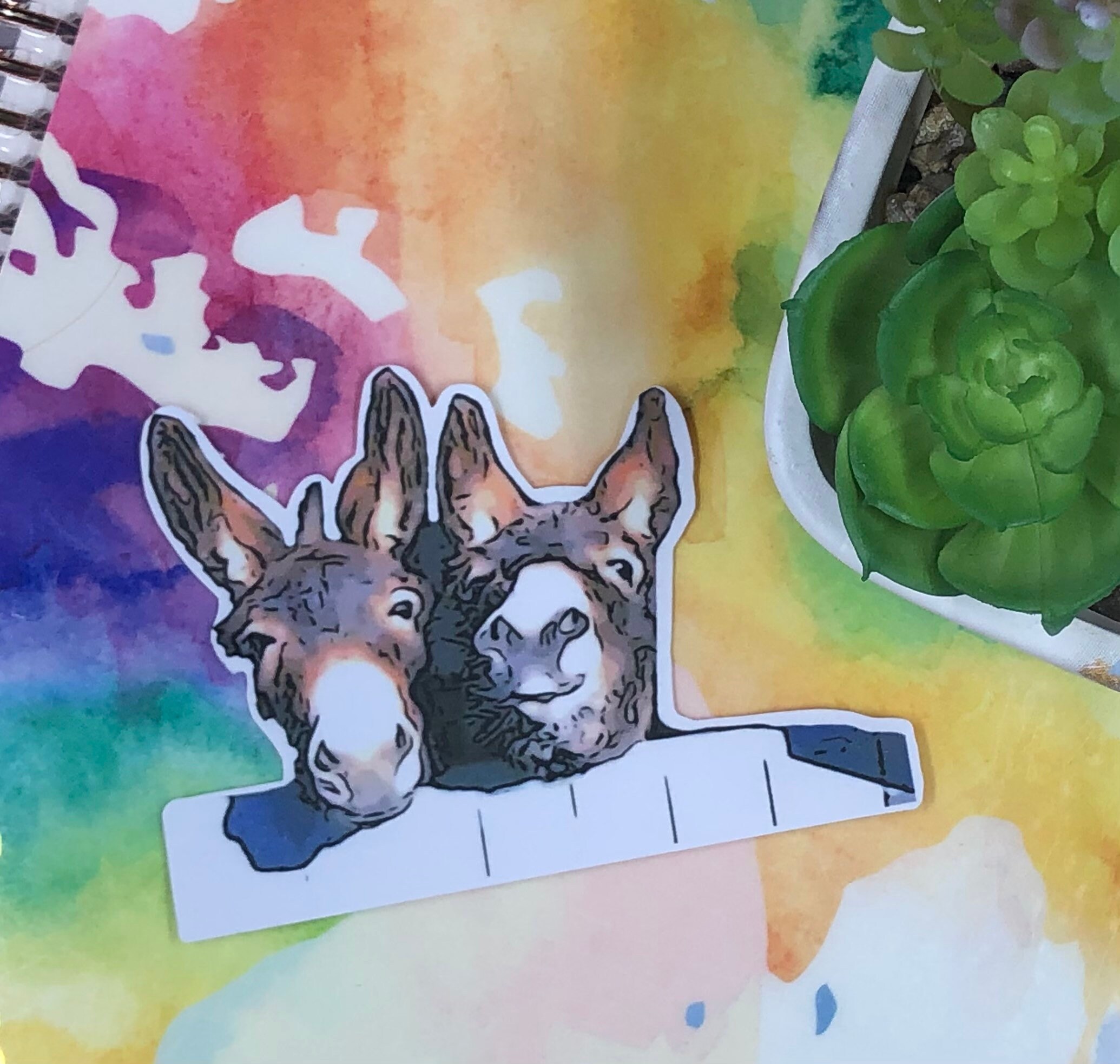 Printable Stickers Donkey DIGITAL DOWNLOAD PNG Etsy UK