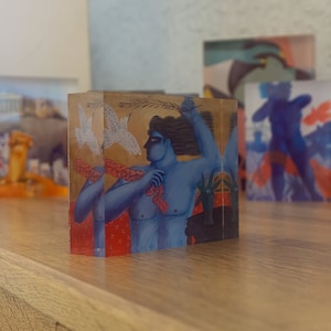 Figuras de arte griego Regalo de lujo contemporáneo - Impresión digital de Alekos fassianos sobre plexiglás de 25 mm de espesor Regalo para el hogar Bellas artes Decoración minimalista