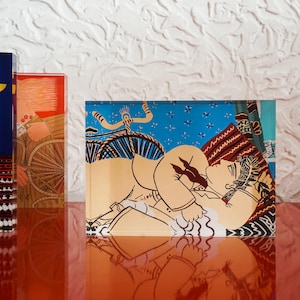 Impresión digital UV de Alekos Fasianos Hombre reclinado Arte griego-Arte minimalista-Impresión-Decoración del hogar-Impresión moderna-Decoración del hogar regalo premium tamaño 10cmX14cm