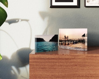 Bloque de fotos acrílico: Exhibición de fotos personalizada y nítida