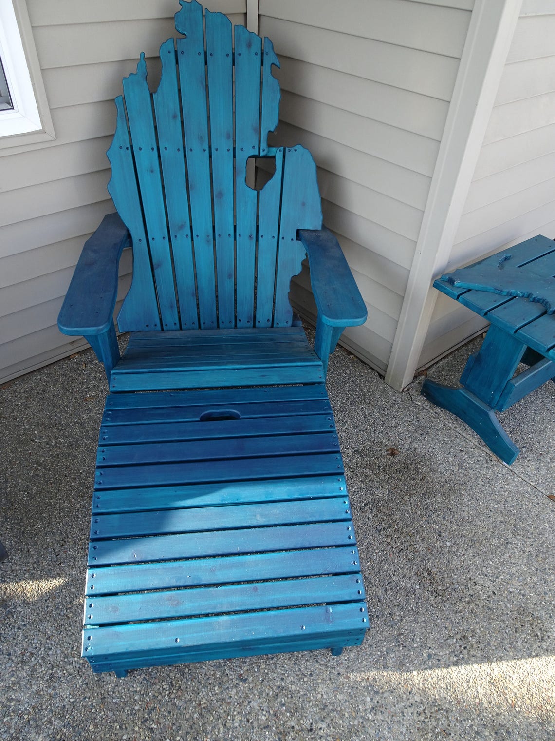 Best Michigan Adirondack Chair. Hand Select Red Cedar. Stained Etsy