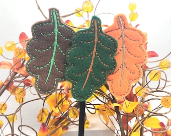 Leaf Hair Clips