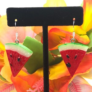Watermelon Slice Earrings
