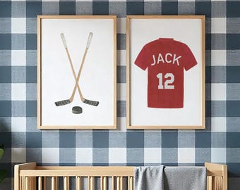Sports Nursery Decor, Boy Nursery Sports Wall Art