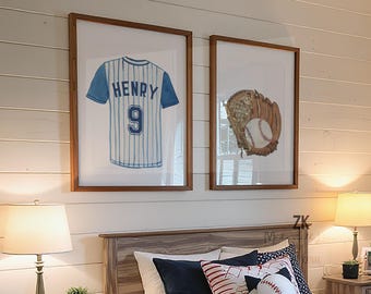 Sports Nursery Decor, Boy Nursery Sports Wall Art