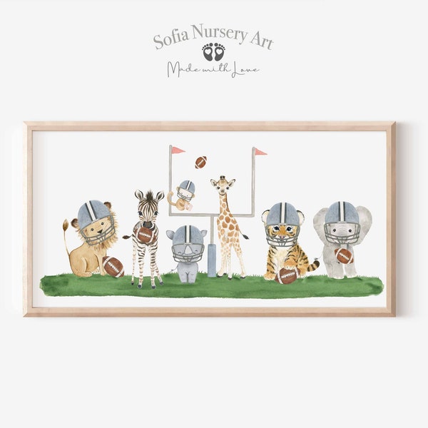 Baby Nursery Sports Wall Art Etsy