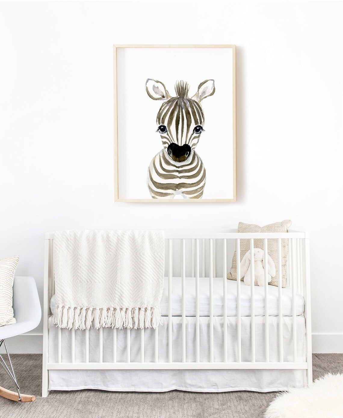 Zebra Nursery Print Zebra Nursery Safari Nursery Decor Etsy