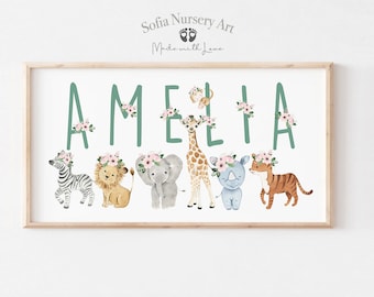 baby name sign, nursery name decor, name sign for nursery, above crib decor, nursery wall art, wooden name sign, personalized baby decor