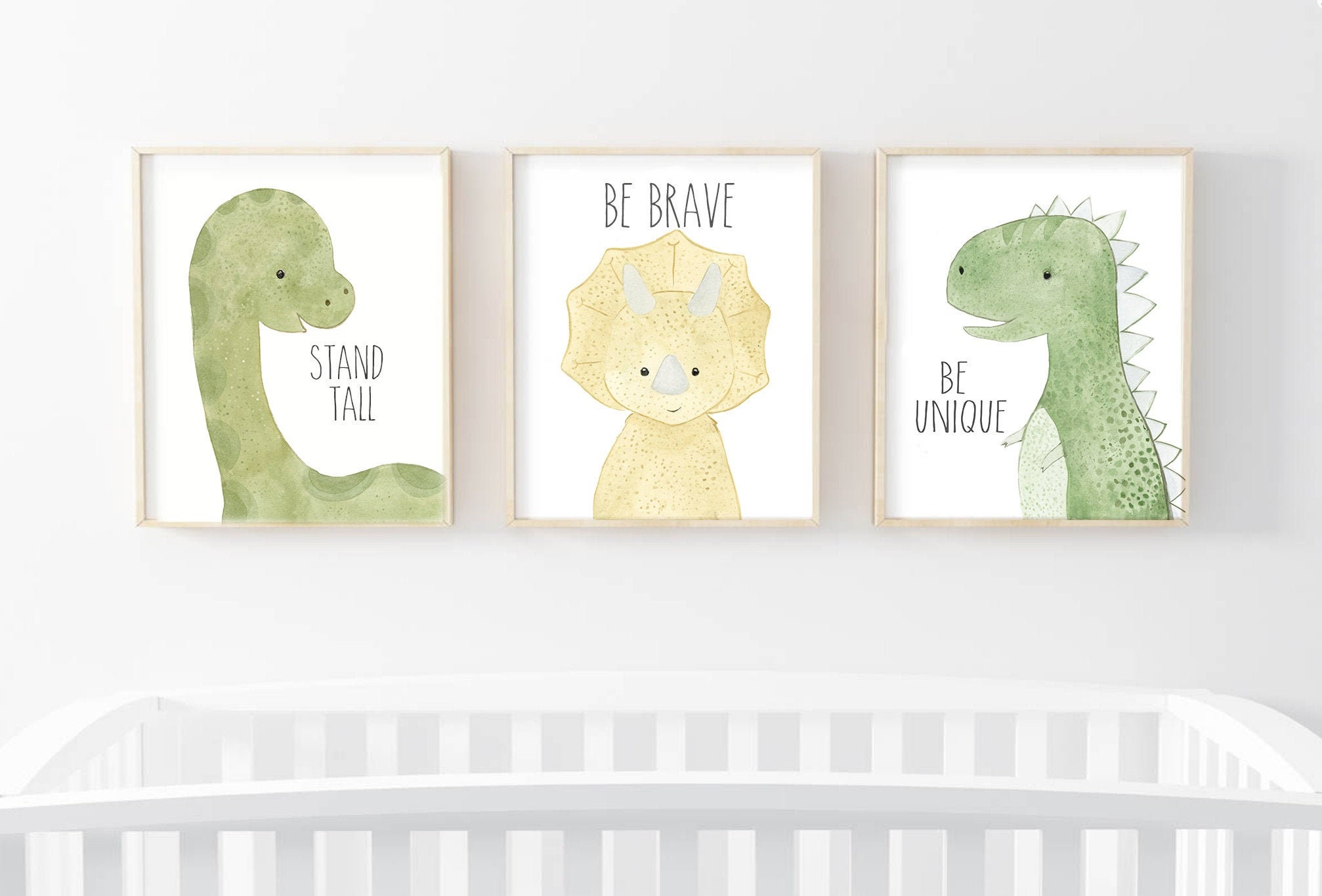 Baby Dinosaur Print | Nursery Wall Art | Nursery Decor | Nursery ...