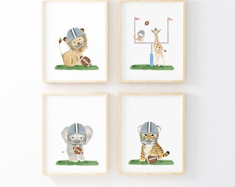 Football Nursery Prints, Football Prints, Boy Nursery Wall Art Prints, Football Wall Art, Football Boys Room Decor, Football Nursery Decor