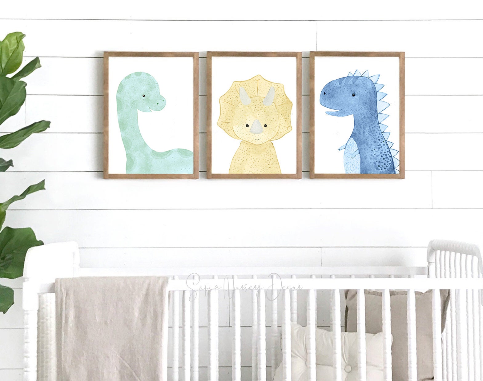 Baby Dino Wall Art main image 1