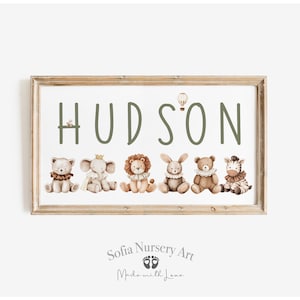 Baby name sign, Personalized Nursery Decor, Name Sign For Nursery, Nursery Pano Art, Nursery Art Safari Nursery Art, Personalized Baby Decor