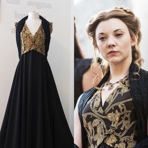 Cosplay Margaery Tyrell black dress - GOT