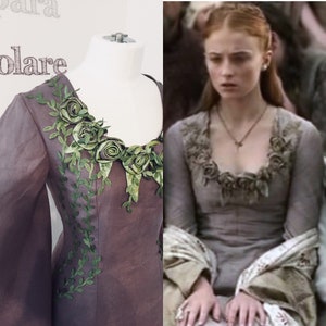 Cosplay Sansa Stark dress Games of Thrones