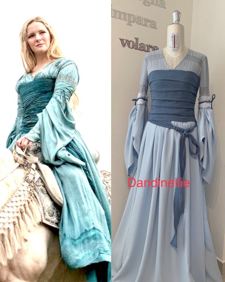 Galadriel's Dress in Your Measurements - Etsy New Zealand