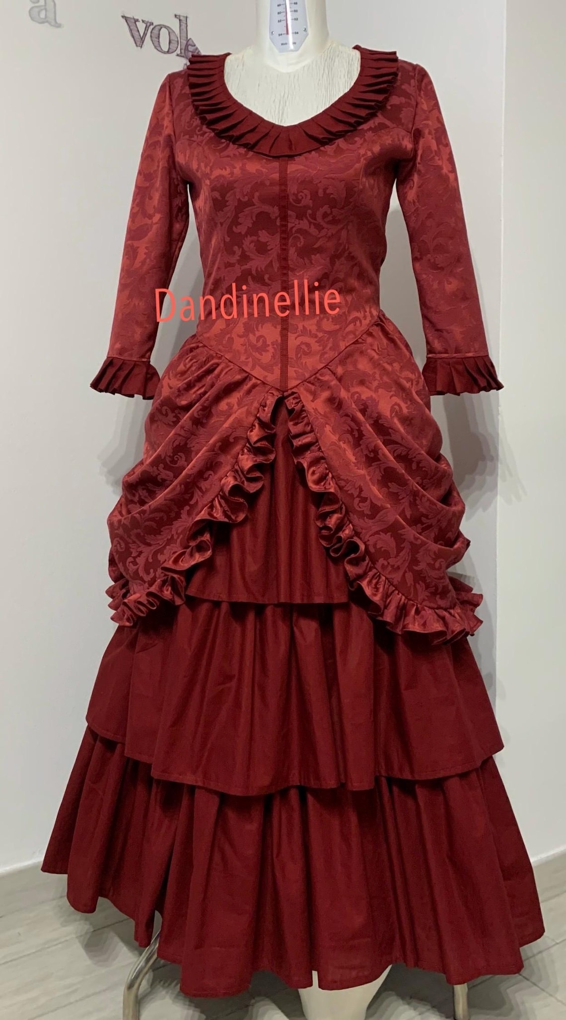 Enola Holmes Red Costume Etsy