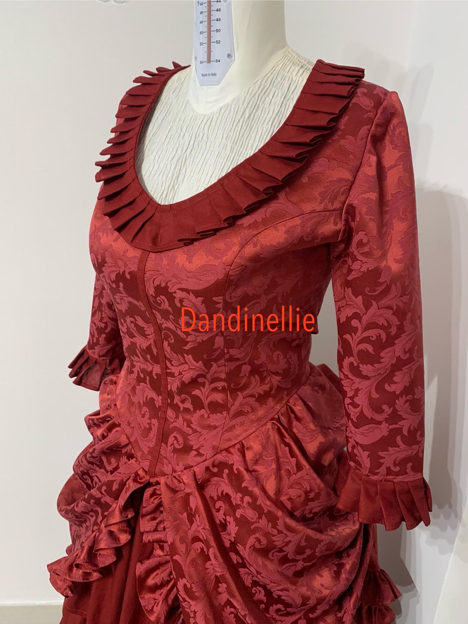 Enola Holmes Red Costume Etsy