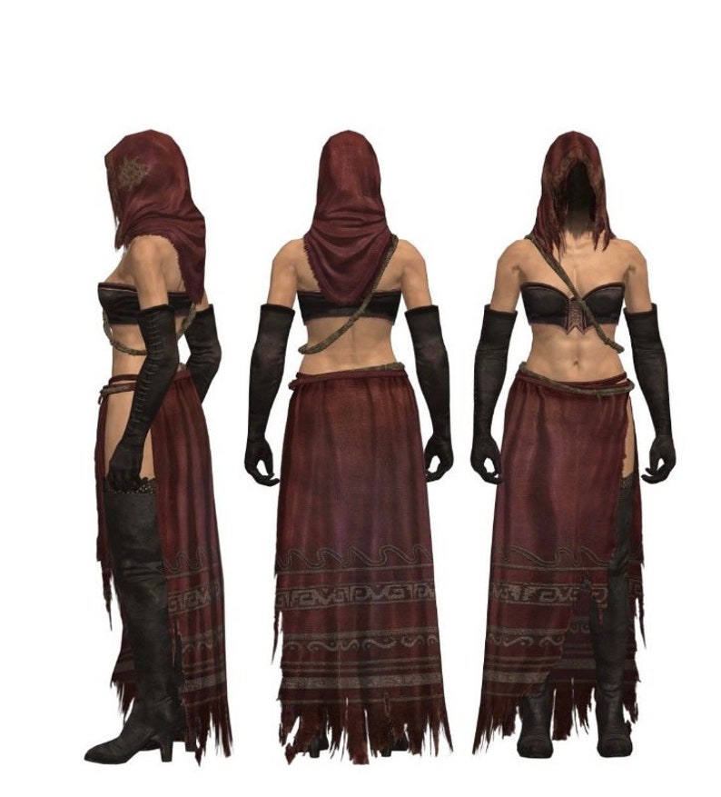Desert Pyromancer Dress of Dark Soul 3 Etsy