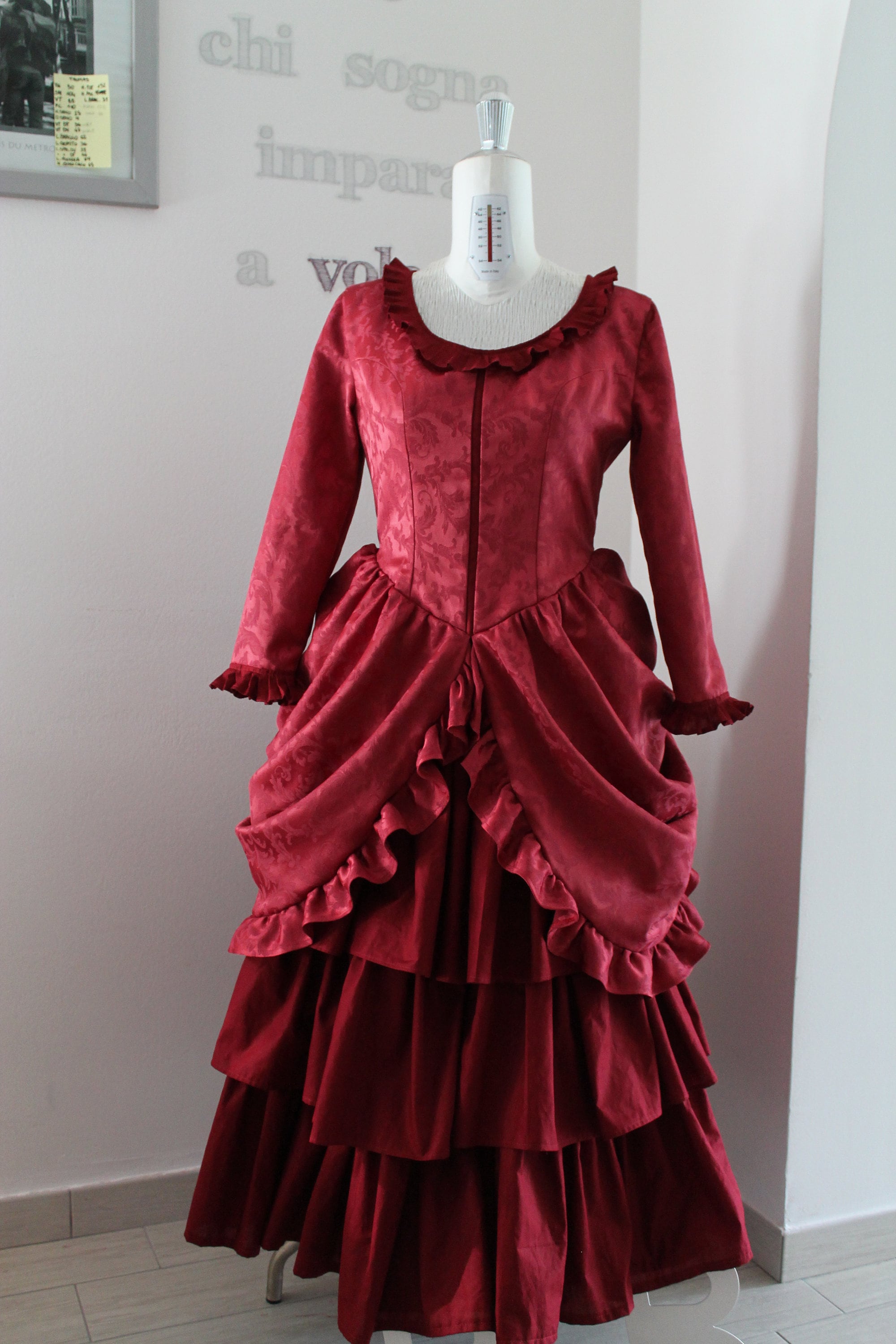 Enola Holmes Red Costume Etsy UK