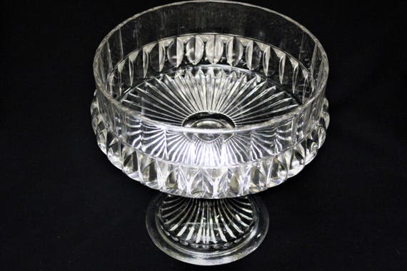 Antique Gorgeous EAPG O'Hara Cordova EAPG CLEAR BLOWN GLASS PINWHEEL & DAISY