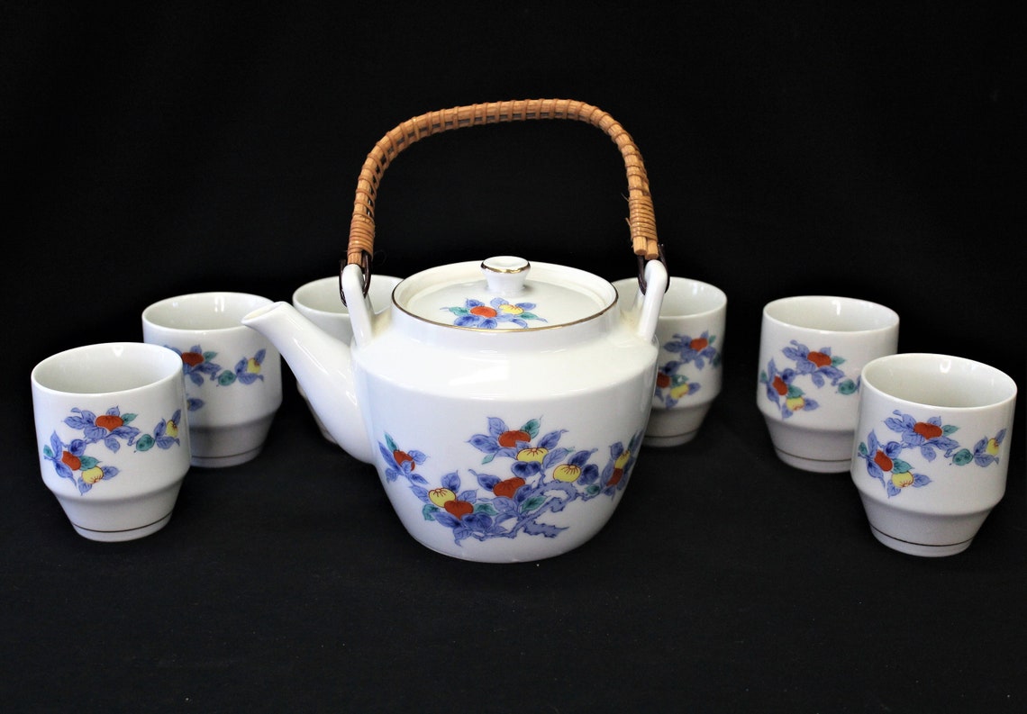 Vintage Mid Century OMC Otagiri Japan Porcelain Tea Set Etsy