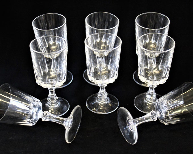 Vintage Cristal D'arques Set of 8 Cordial Glasses 6 Louvre Etsy