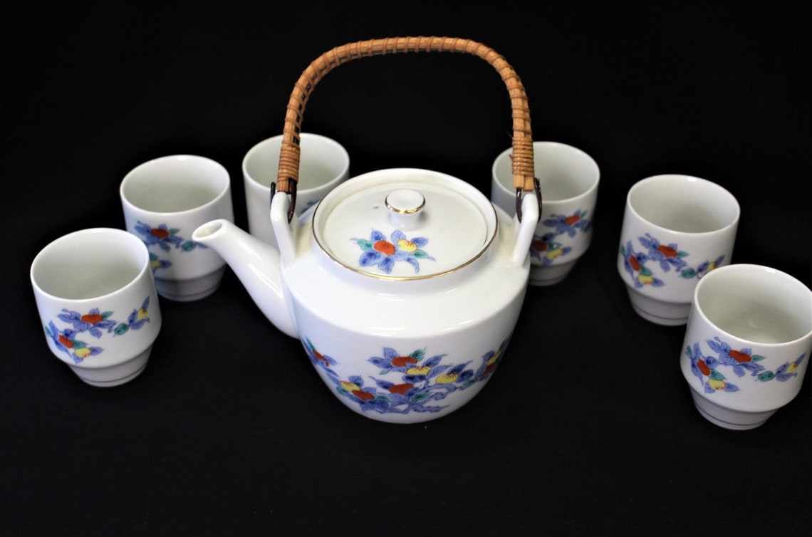 Vintage Mid Century OMC Otagiri Japan Porcelain Tea Set Etsy