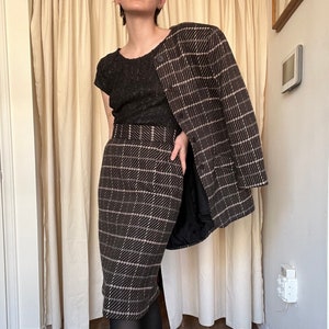 Vintage 1980s Dior 2pc Skirt Suit