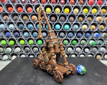 Catapault Trebuchet, Custom Painted Dungeons and Dragons Miniature Reaper Miniatures