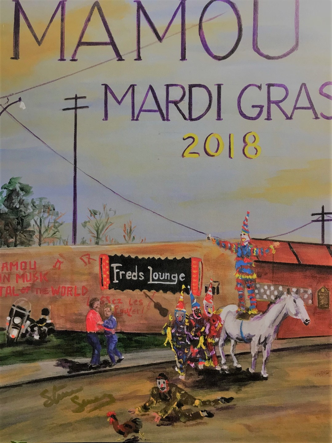 Mamou Mardi Gras, Louisiana Festival. Etsy