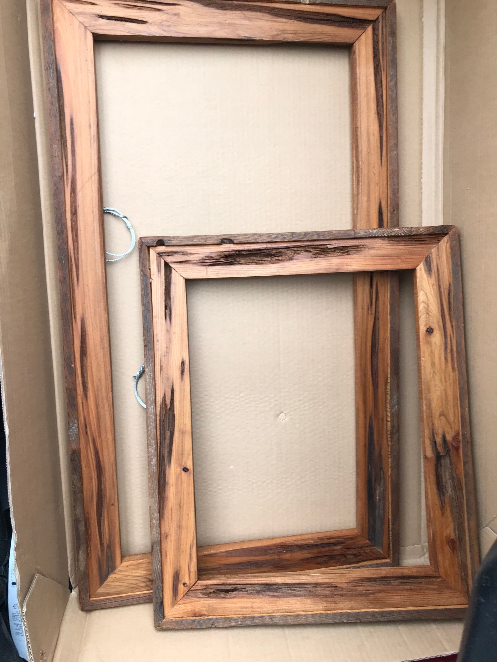 Pecky Cypress RARE reclaimed wood frame with or without glass Etsy