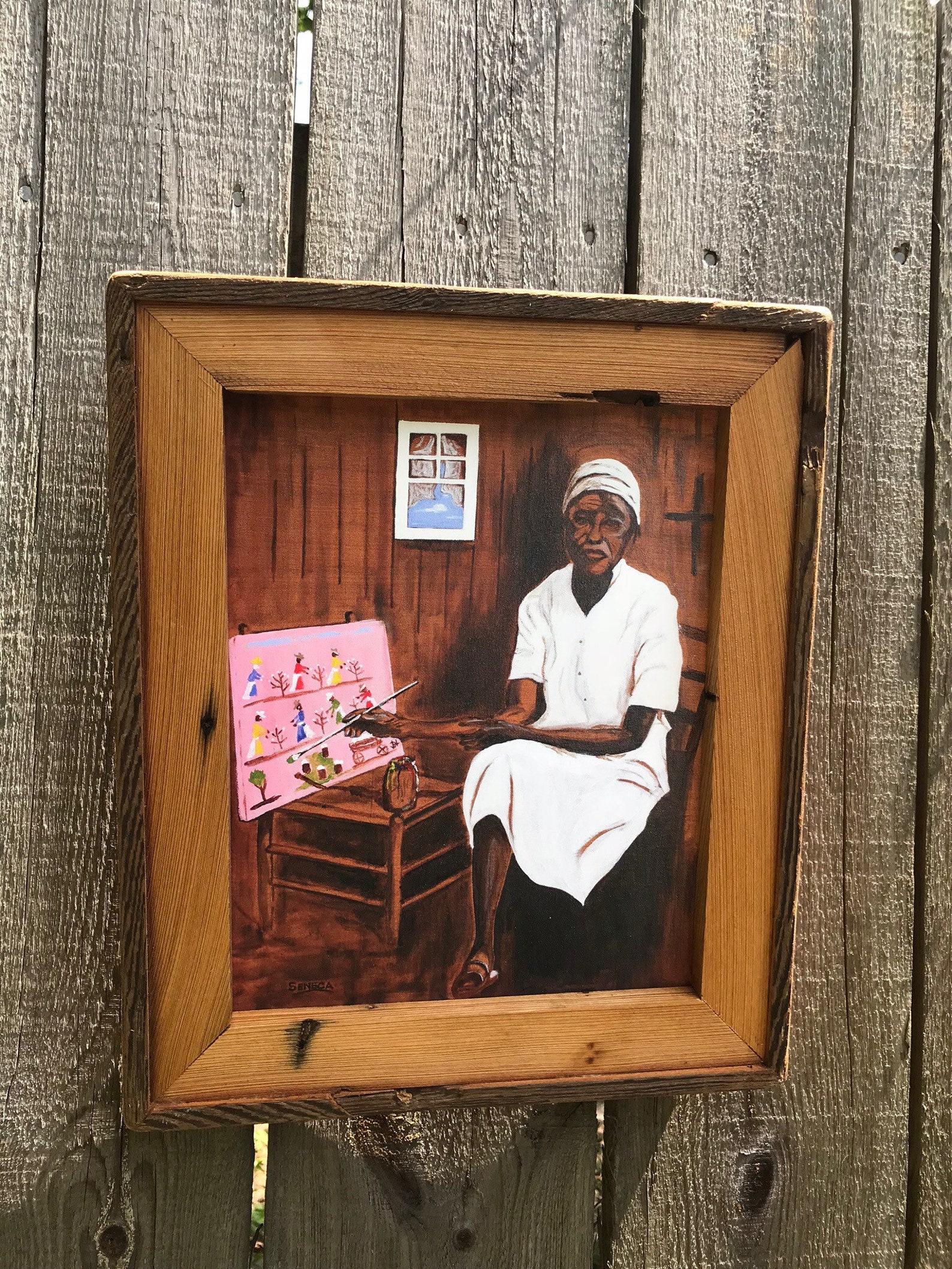 Clementine Hunter art print African American art Louisiana Etsy