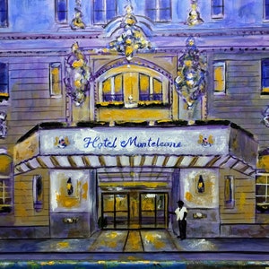 NOLA Hotel Monteleone, Louisiana art, New Orleans home decor, French Quarter